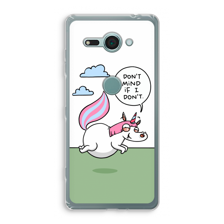 Unicorn: Sony Xperia XZ2 Compact Transparant Hoesje