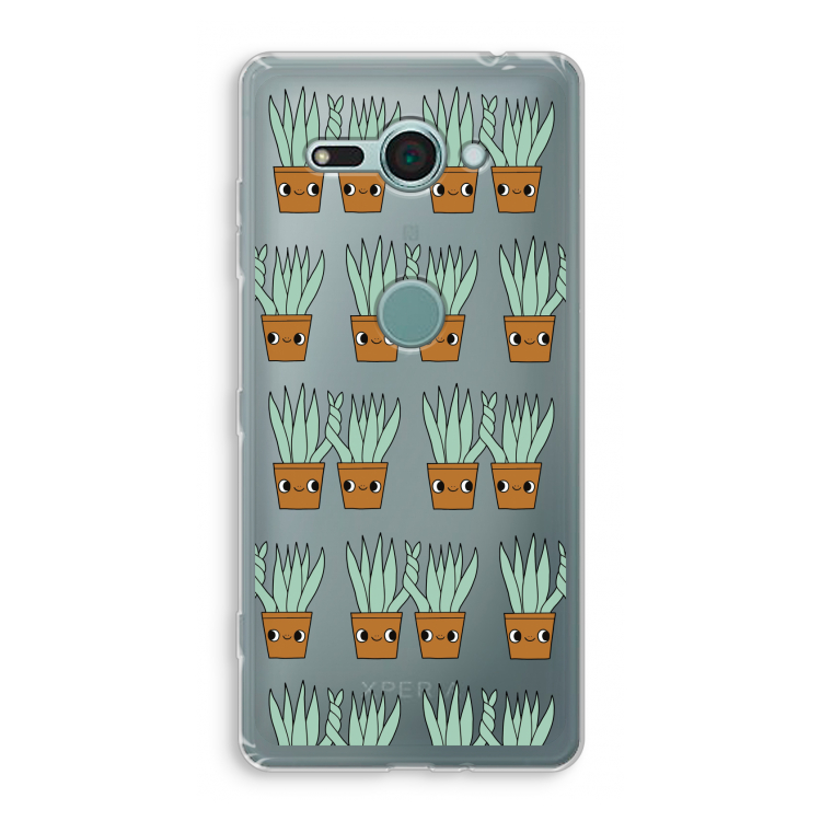 Sansevieria: Sony Xperia XZ2 Compact Transparant Hoesje