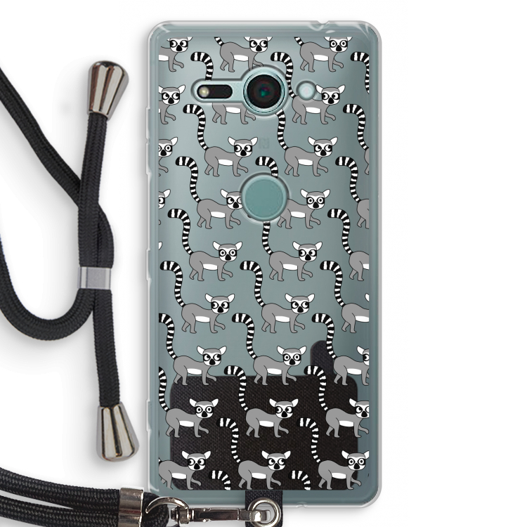 Makis: Sony Xperia XZ2 Compact Transparant Hoesje met koord