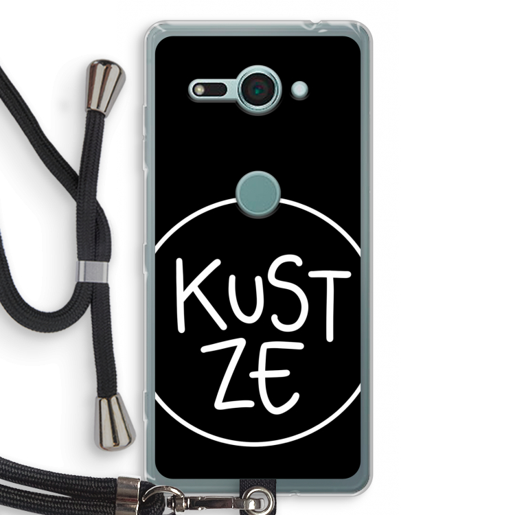 KUST ZE: Sony Xperia XZ2 Compact Transparant Hoesje met koord