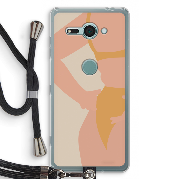 Bikini body: Sony Xperia XZ2 Compact Transparant Hoesje met koord