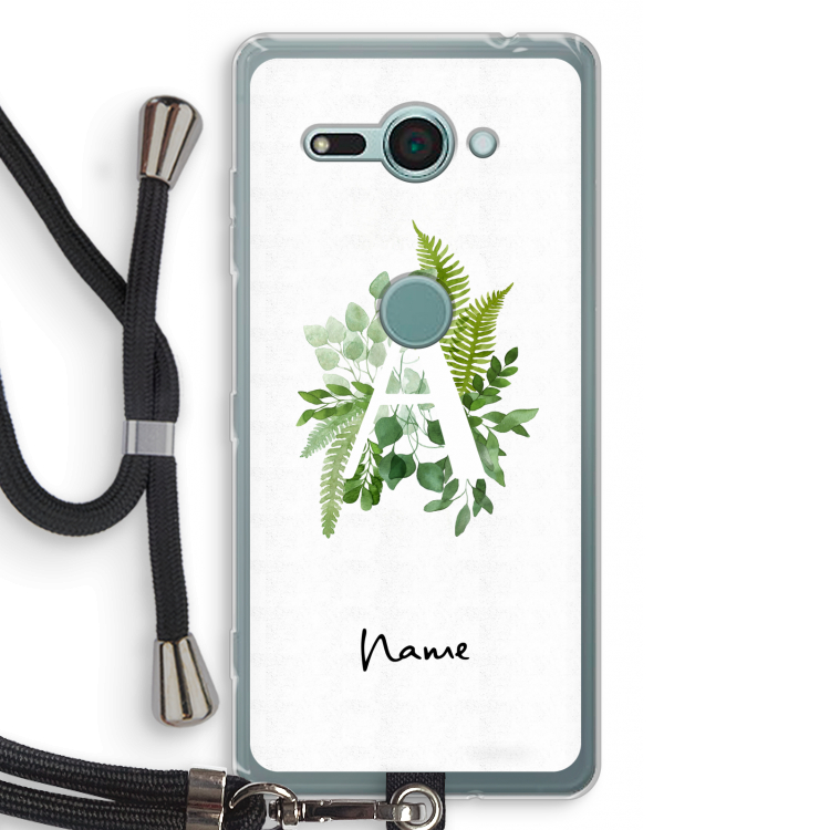 Green Brush: Sony Xperia XZ2 Compact Transparant Hoesje met koord