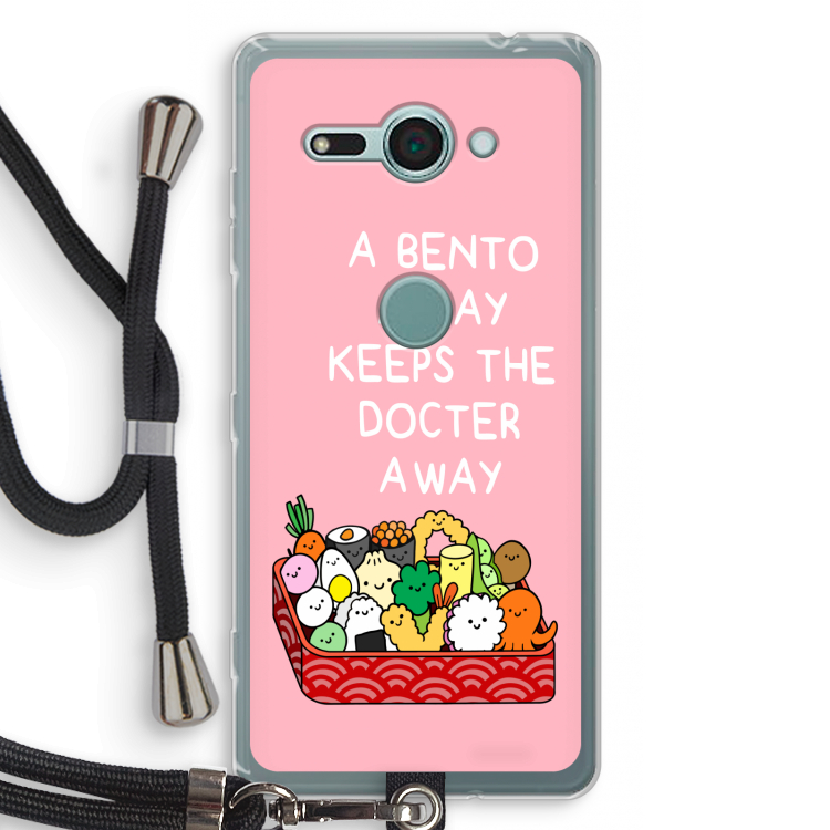 Bento a day: Sony Xperia XZ2 Compact Transparant Hoesje met koord