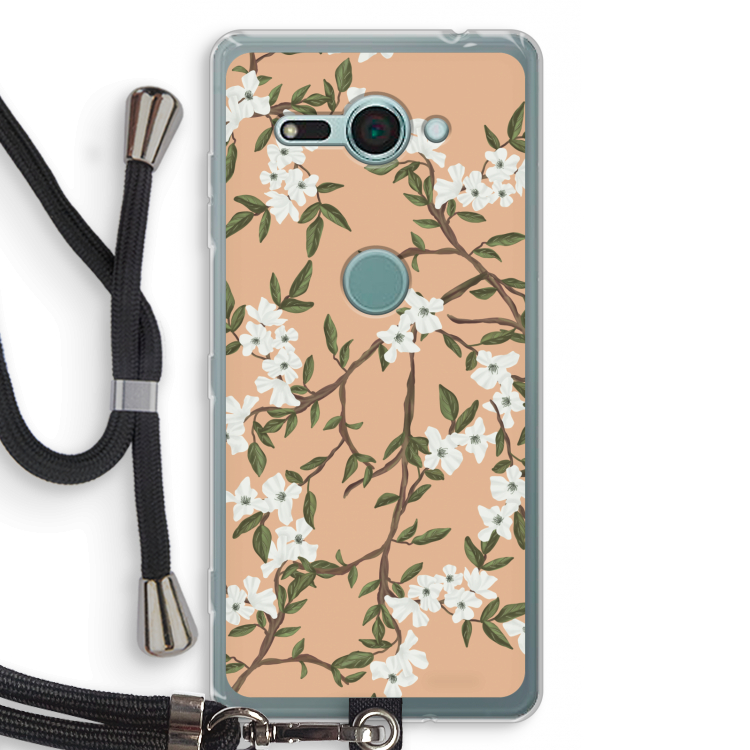Blossoming spring: Sony Xperia XZ2 Compact Transparant Hoesje met koord