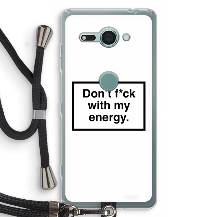 My energy: Sony Xperia XZ2 Compact Transparant Hoesje met koord