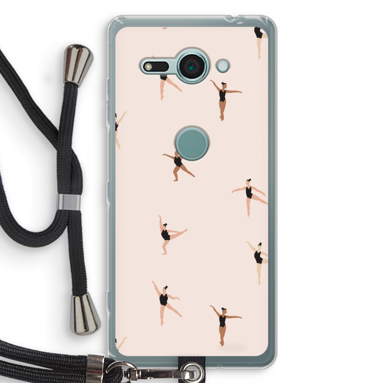 Dancing #1: Sony Xperia XZ2 Compact Transparant Hoesje met koord