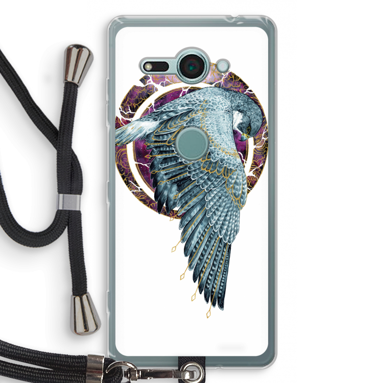 Golden Falcon: Sony Xperia XZ2 Compact Transparant Hoesje met koord