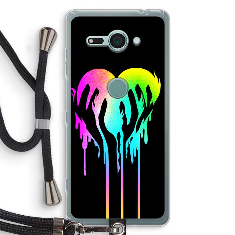 Hold My Heart: Sony Xperia XZ2 Compact Transparant Hoesje met koord