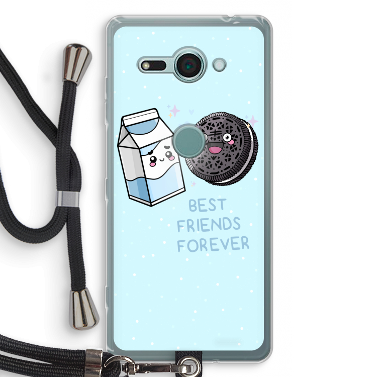 Best Friend Forever: Sony Xperia XZ2 Compact Transparant Hoesje met koord