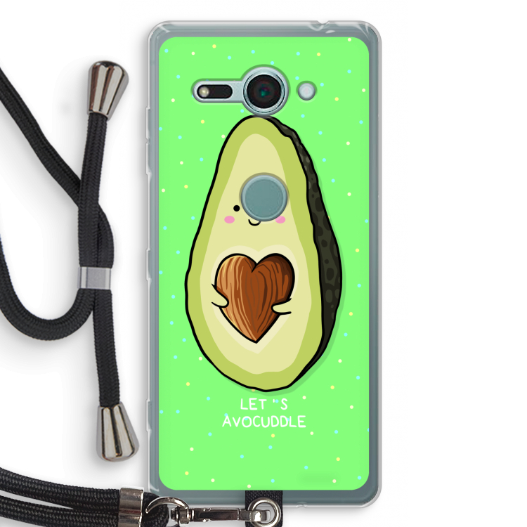 Avocuddle: Sony Xperia XZ2 Compact Transparant Hoesje met koord
