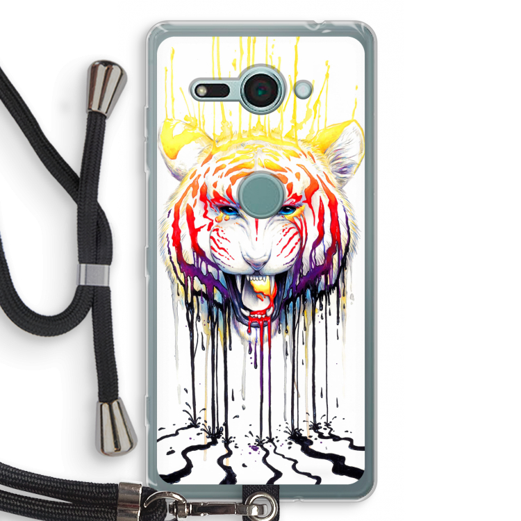 Fading: Sony Xperia XZ2 Compact Transparant Hoesje met koord