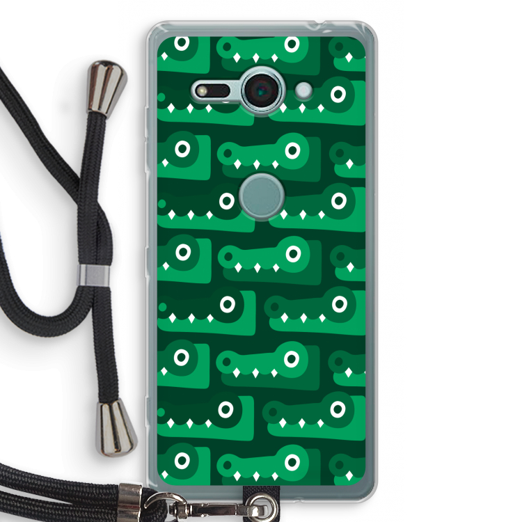 Crocs: Sony Xperia XZ2 Compact Transparant Hoesje met koord