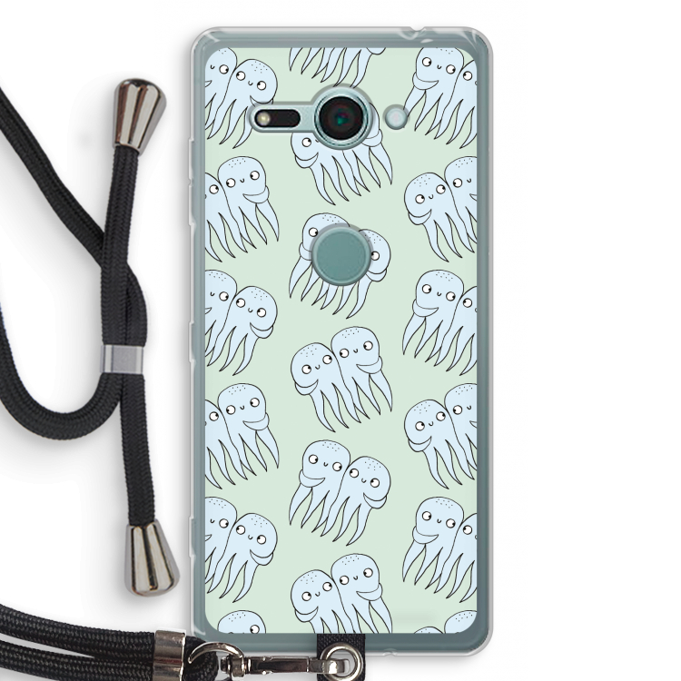 Octopussen: Sony Xperia XZ2 Compact Transparant Hoesje met koord