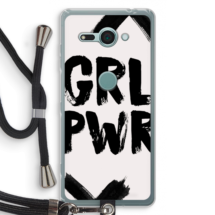 Girl Power #2: Sony Xperia XZ2 Compact Transparant Hoesje met koord