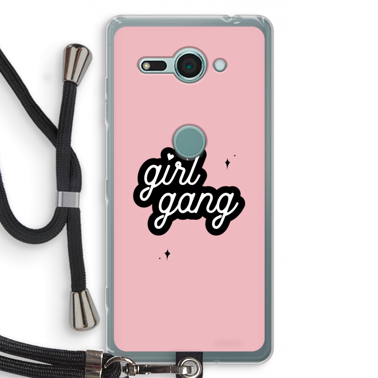 Girl Gang: Sony Xperia XZ2 Compact Transparant Hoesje met koord