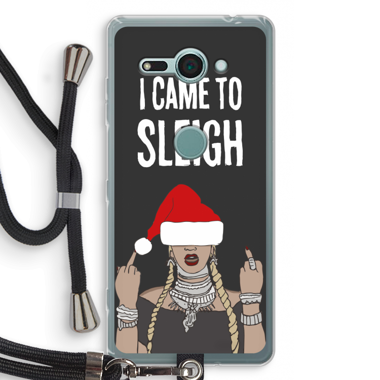 Came To Sleigh: Sony Xperia XZ2 Compact Transparant Hoesje met koord