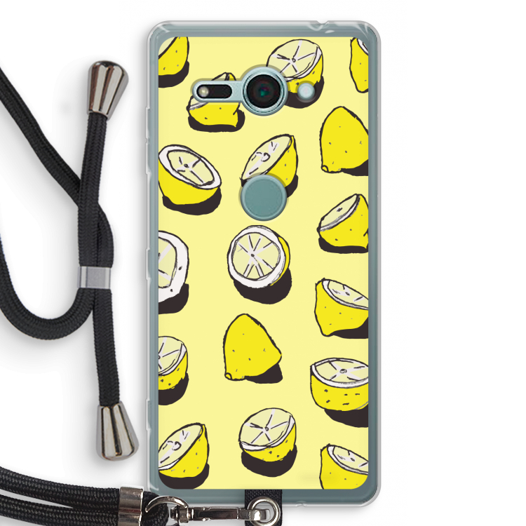 When Life Gives You Lemons...: Sony Xperia XZ2 Compact Transparant Hoesje met koord