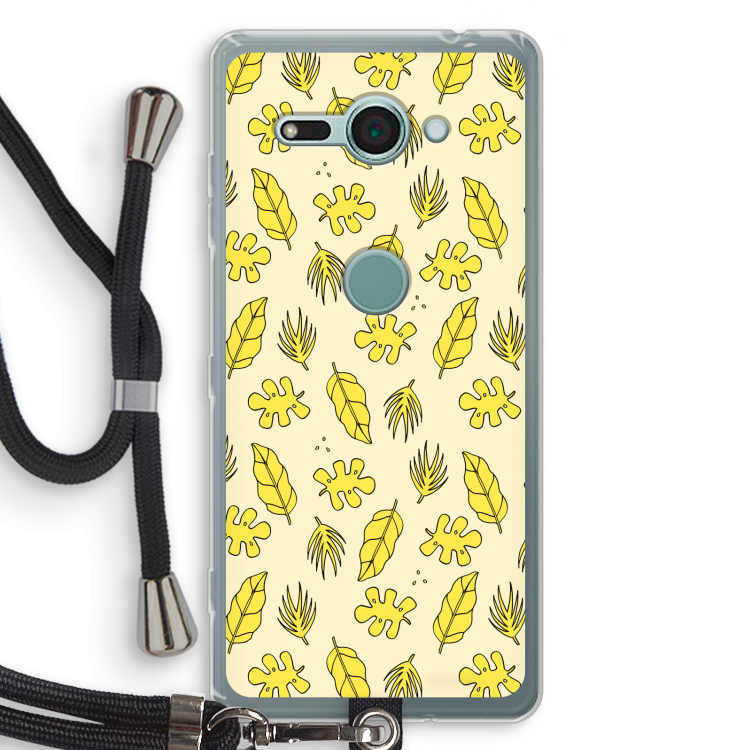 Herfst: Sony Xperia XZ2 Compact Transparant Hoesje met koord