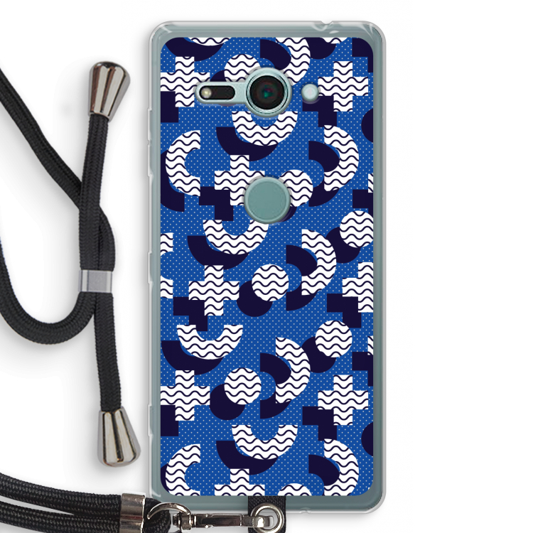 8-bit N°5: Sony Xperia XZ2 Compact Transparant Hoesje met koord