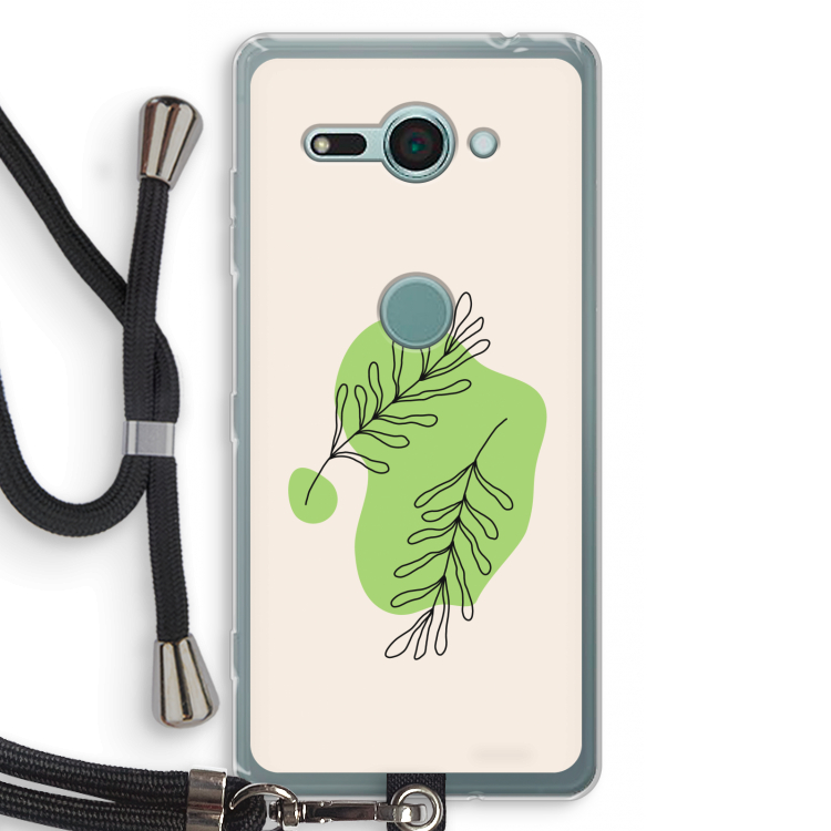Beleaf in you: Sony Xperia XZ2 Compact Transparant Hoesje met koord