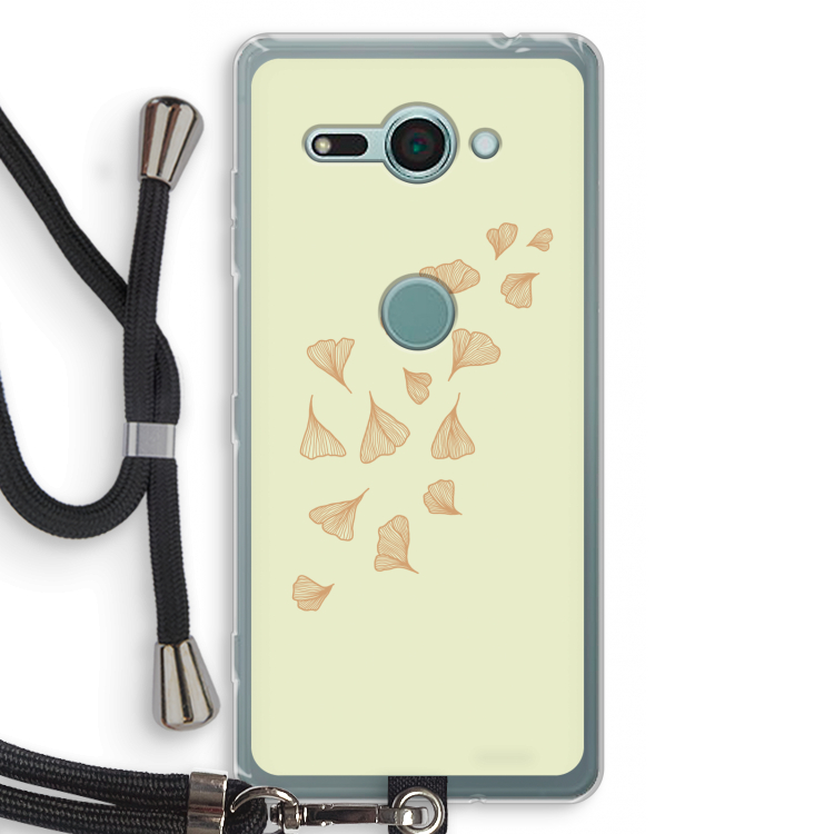 Falling Leaves: Sony Xperia XZ2 Compact Transparant Hoesje met koord
