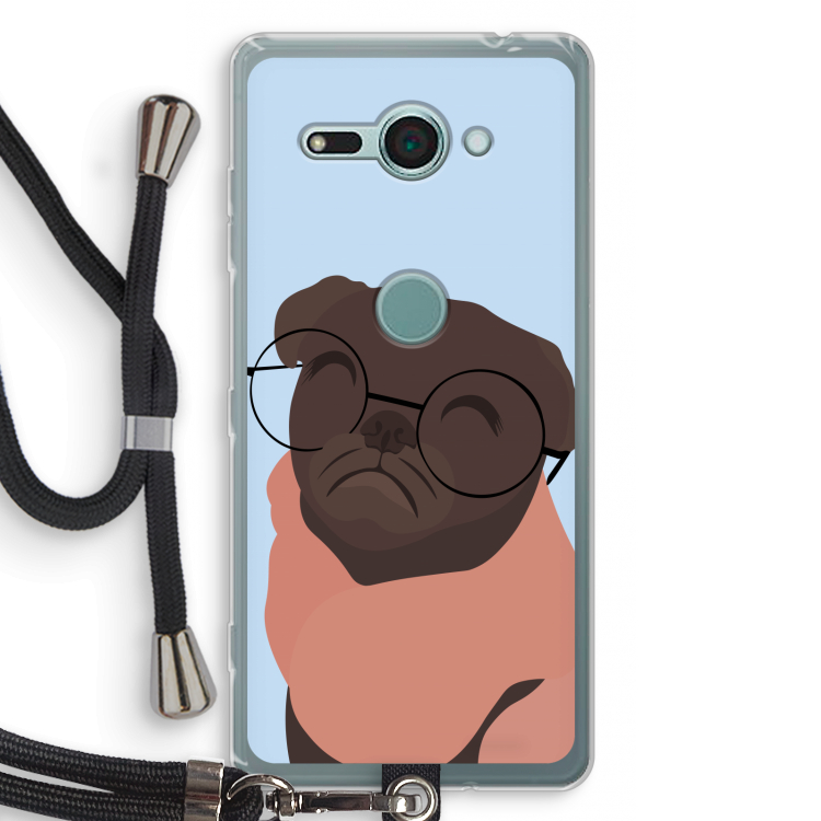 Ludo: Sony Xperia XZ2 Compact Transparant Hoesje met koord