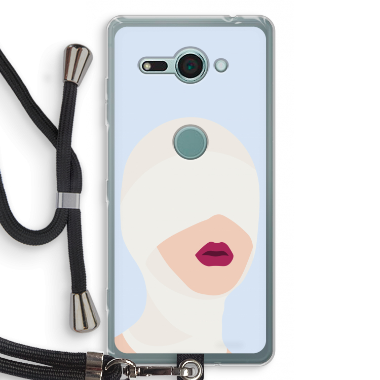 Incognito: Sony Xperia XZ2 Compact Transparant Hoesje met koord