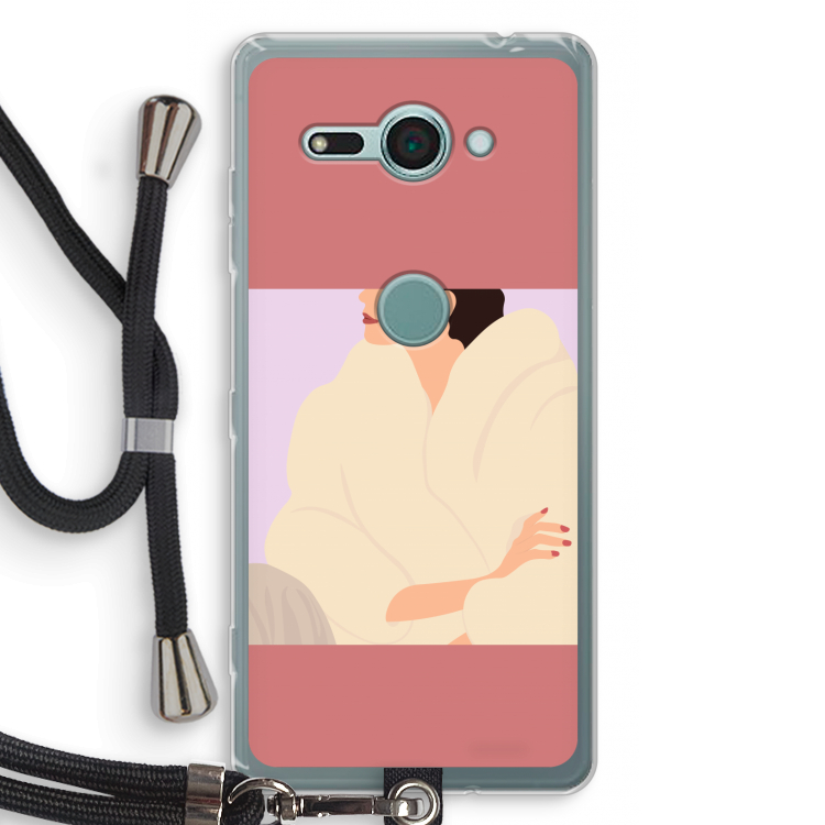 Cosy: Sony Xperia XZ2 Compact Transparant Hoesje met koord