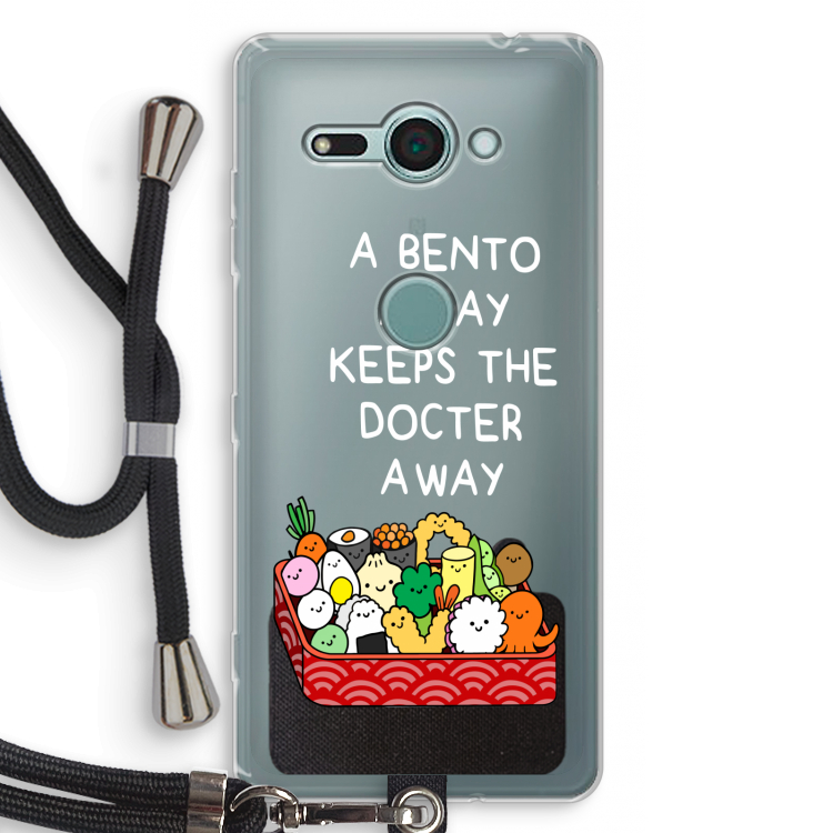 Bento a day: Sony Xperia XZ2 Compact Transparant Hoesje met koord