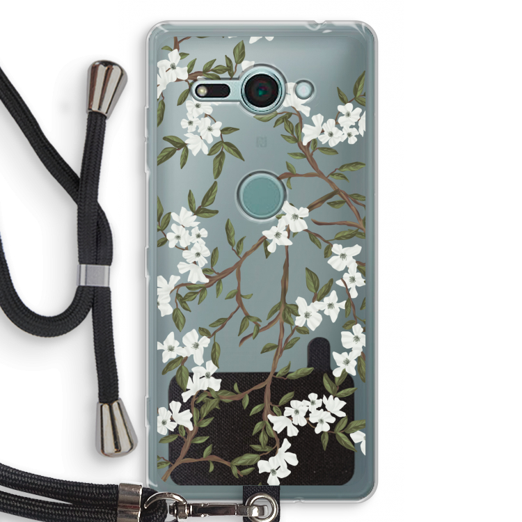 Blossoming spring: Sony Xperia XZ2 Compact Transparant Hoesje met koord