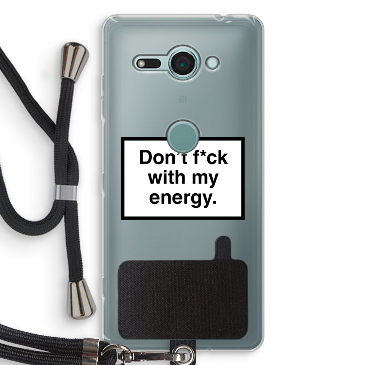 My energy: Sony Xperia XZ2 Compact Transparant Hoesje met koord