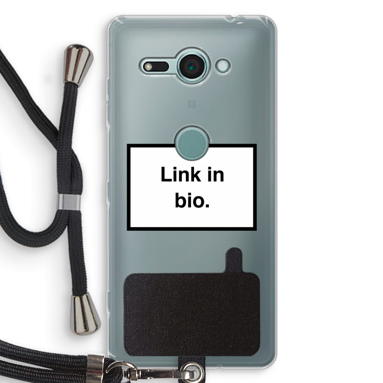 Link in bio: Sony Xperia XZ2 Compact Transparant Hoesje met koord