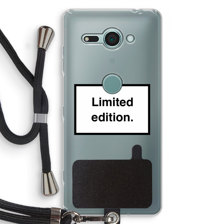 Limited edition: Sony Xperia XZ2 Compact Transparant Hoesje met koord