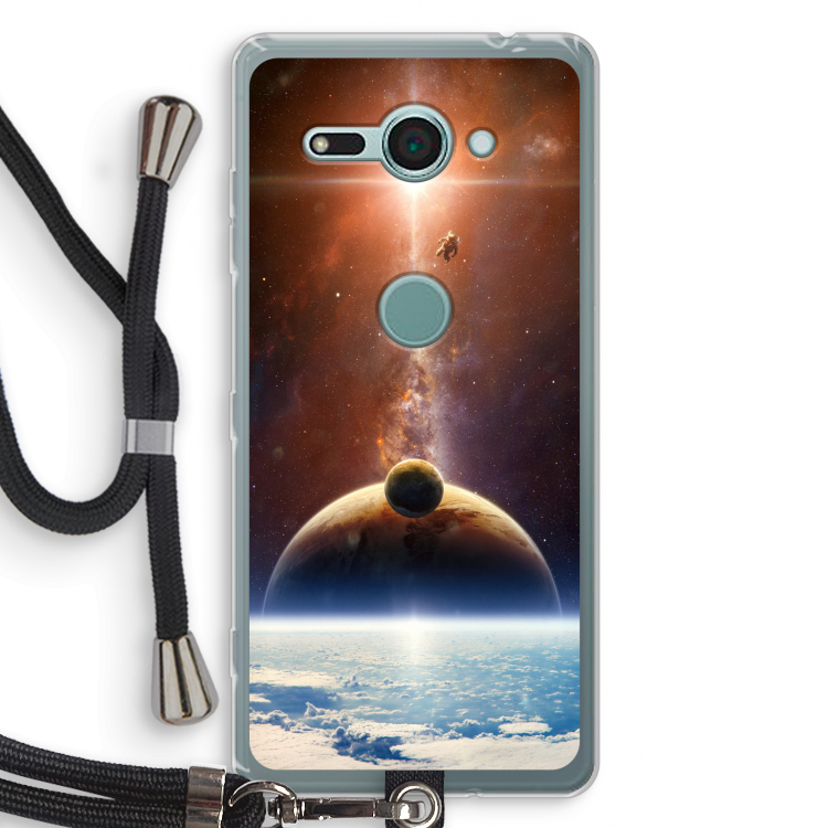 Omicron 2019: Sony Xperia XZ2 Compact Transparant Hoesje met koord