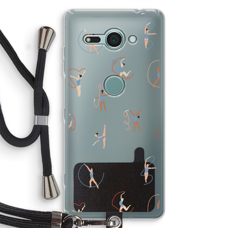Dancing #3: Sony Xperia XZ2 Compact Transparant Hoesje met koord