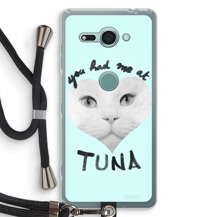 You had me at tuna: Sony Xperia XZ2 Compact Transparant Hoesje met koord
