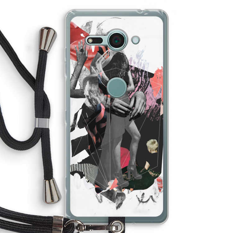 Dissimulation du réel: Sony Xperia XZ2 Compact Transparant Hoesje met koord