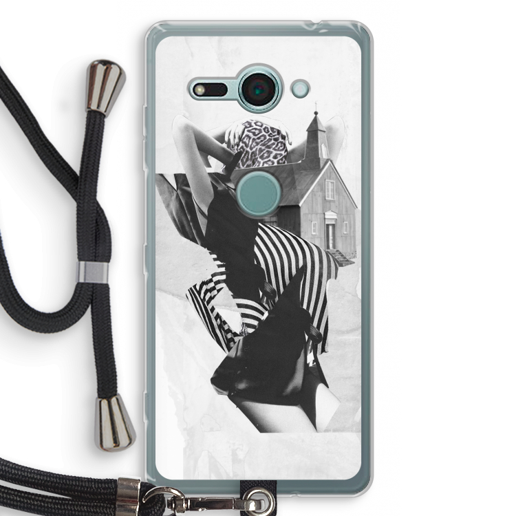 House: Sony Xperia XZ2 Compact Transparant Hoesje met koord