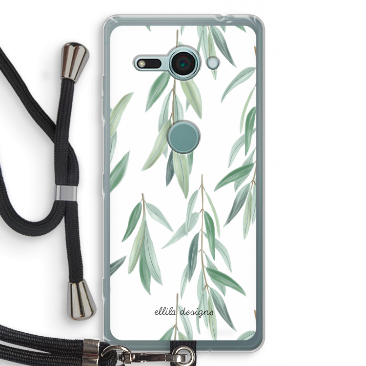Branch up your life: Sony Xperia XZ2 Compact Transparant Hoesje met koord