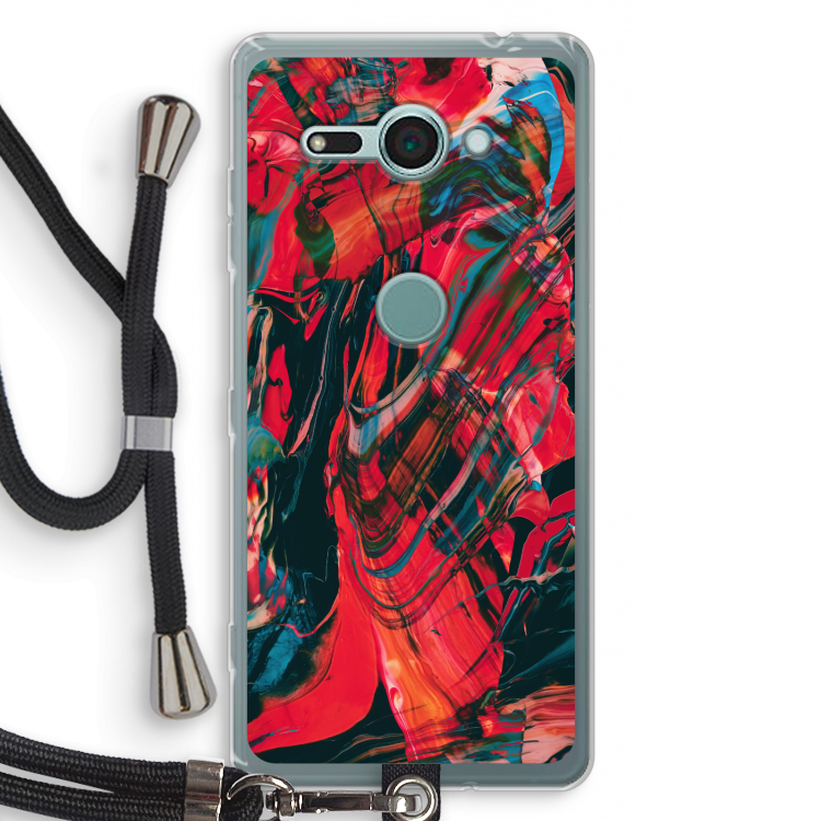 Endless Descent: Sony Xperia XZ2 Compact Transparant Hoesje met koord