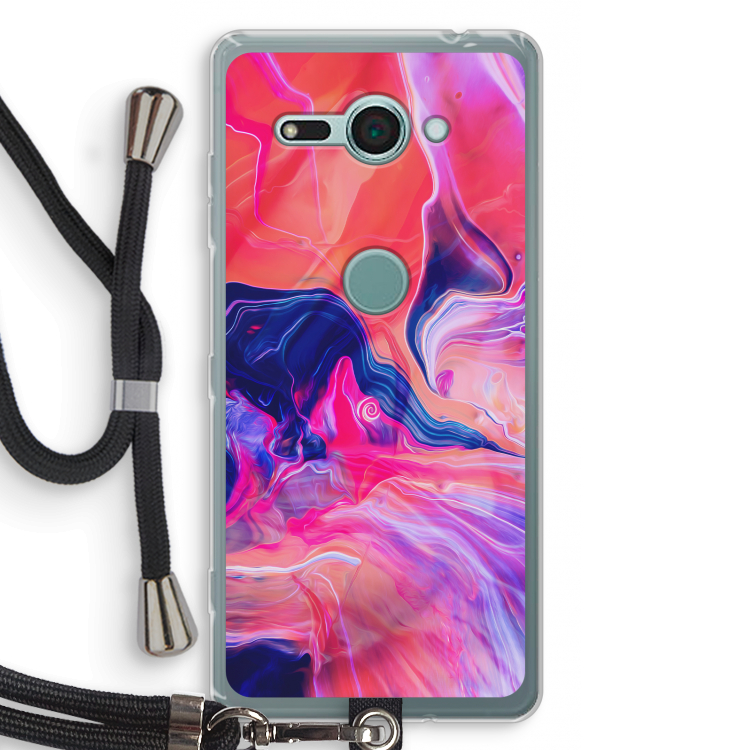 Earth And Ocean: Sony Xperia XZ2 Compact Transparant Hoesje met koord