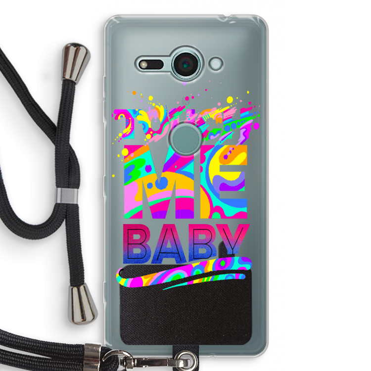 Touch Me: Sony Xperia XZ2 Compact Transparant Hoesje met koord