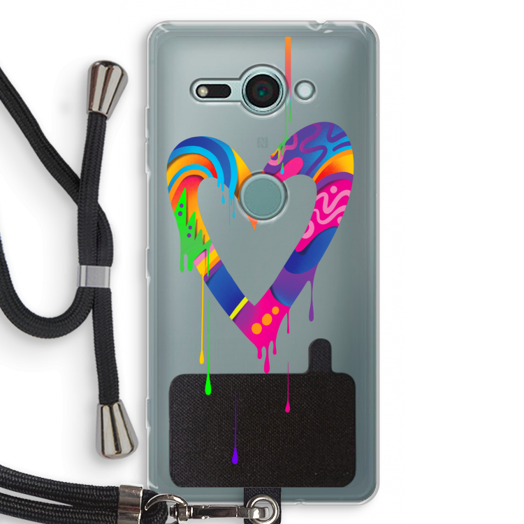 Melts My Heart: Sony Xperia XZ2 Compact Transparant Hoesje met koord