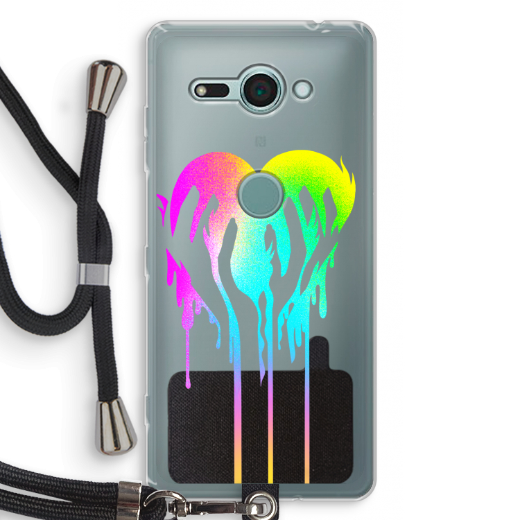 Hold My Heart: Sony Xperia XZ2 Compact Transparant Hoesje met koord