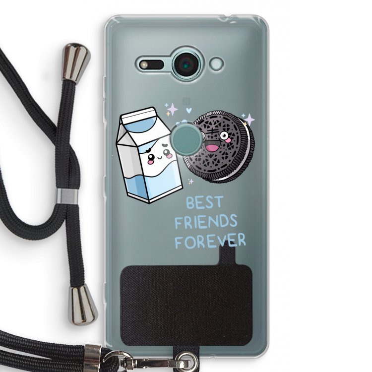 Best Friend Forever: Sony Xperia XZ2 Compact Transparant Hoesje met koord