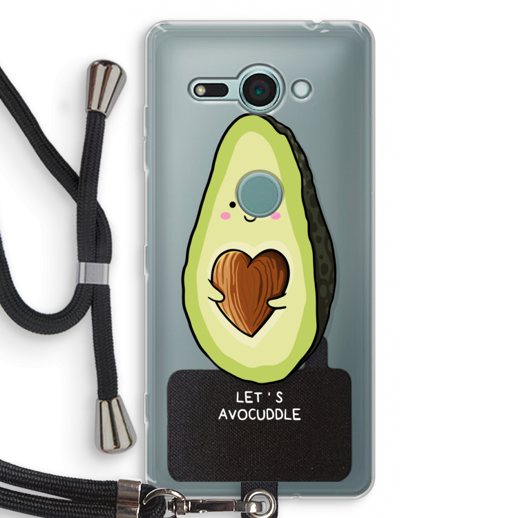 Avocuddle: Sony Xperia XZ2 Compact Transparant Hoesje met koord