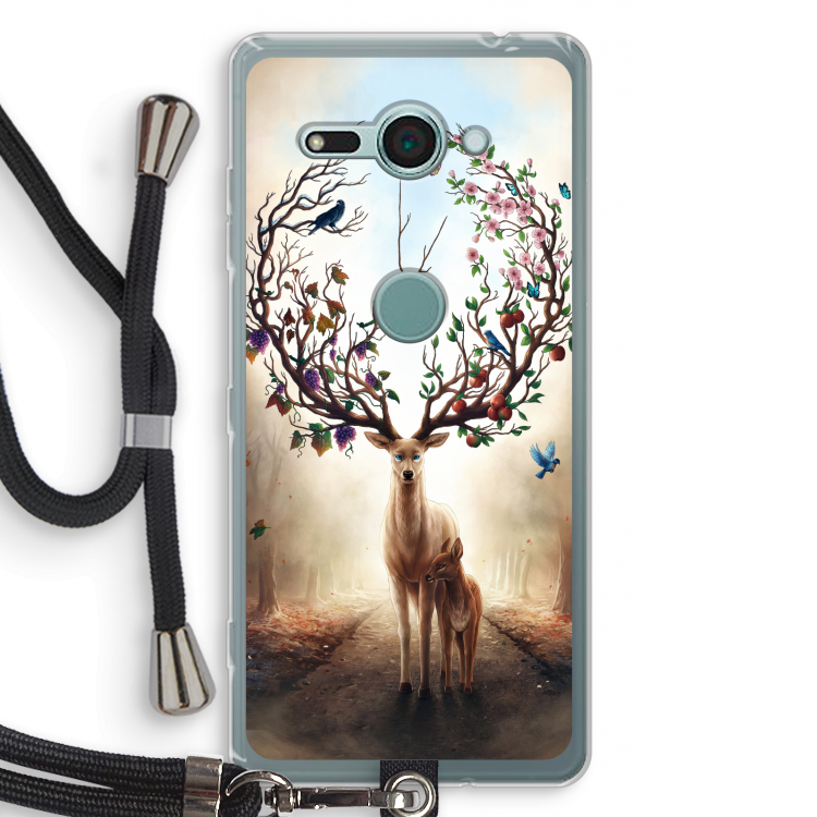 Seasons Change: Sony Xperia XZ2 Compact Transparant Hoesje met koord