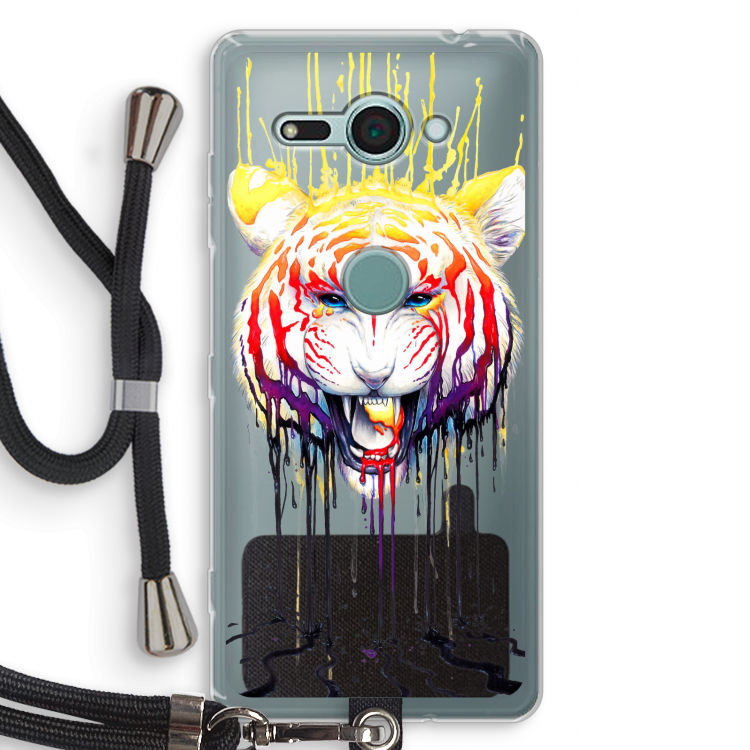 Fading: Sony Xperia XZ2 Compact Transparant Hoesje met koord