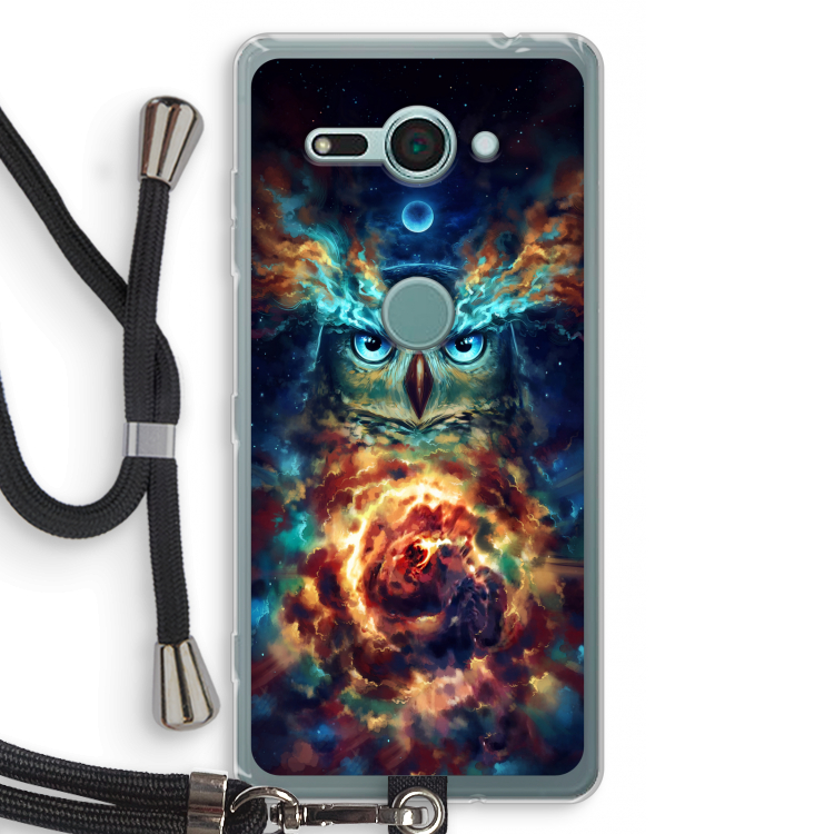 Aurowla: Sony Xperia XZ2 Compact Transparant Hoesje met koord