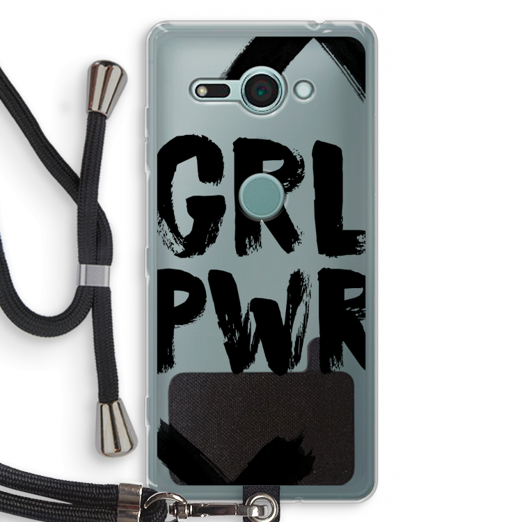 Girl Power #2: Sony Xperia XZ2 Compact Transparant Hoesje met koord